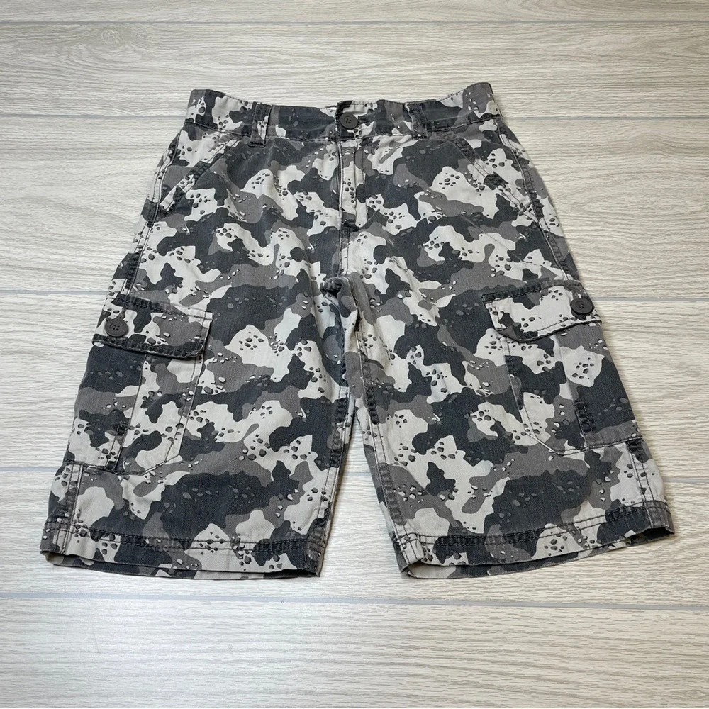 Levi’s Gray Camo Cargo Shorts Boy’s Size 14 Regular